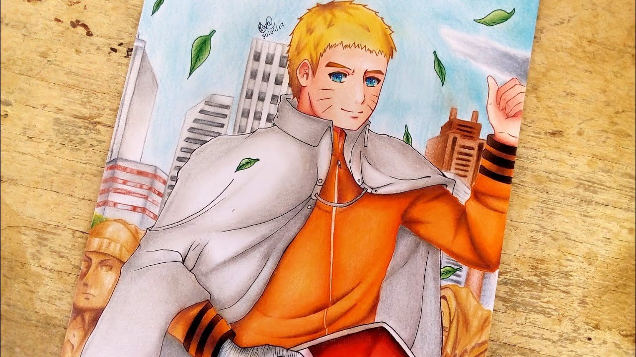 Speed Drawing-Minato Namikaze (Desenhar Anime)  Naruto uzumaki hokage,  Naruto, Wallpaper naruto shippuden