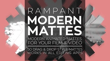 Rampant Design Modern Mattes Promo