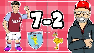 7-2 Aston Villa Vs Liverpool Every Premier League Manager Reacts Highlights Goals