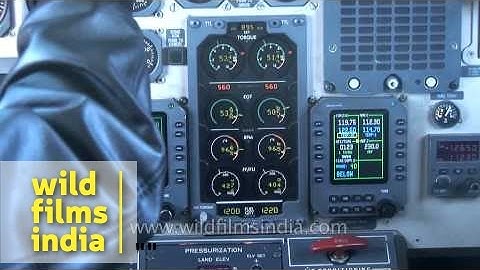 Pilot console of British Aerospace BAe Jetstream 41