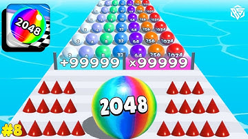 ⚽ Ball Run 2048 - All Levels Gameplay Android/iOS ( Levels 13 - 139 )