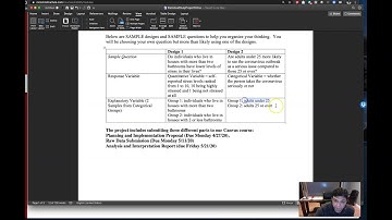 Math 219 Statistical Study Project