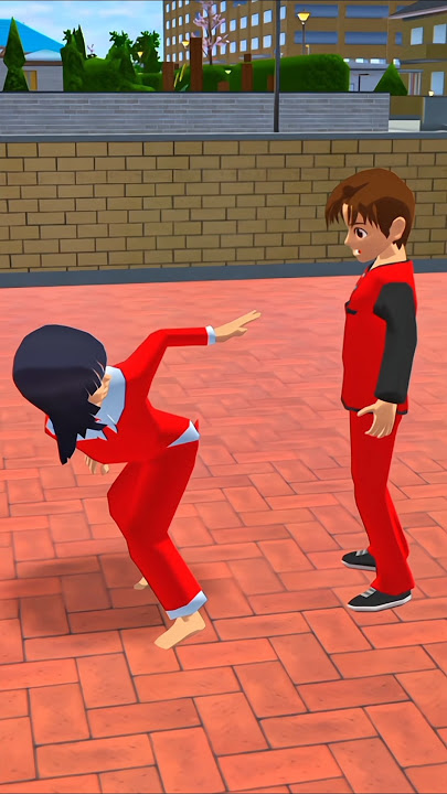 Mio and yuta doin something funny 😁😄😃😀 #shorts #viral #sakuraschoolsimulator