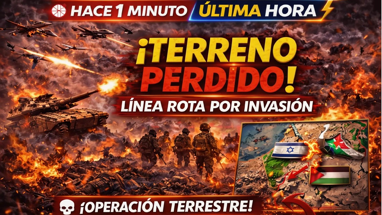 HACE 1 MINUTO: ¡La operación terrestre ha comenzado! / Pérdida récord de territorio