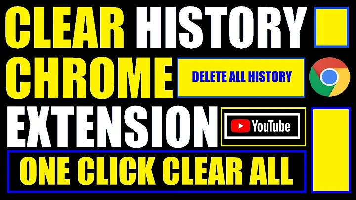 Google Chrome History Cleaner Extension | Clear Cache Chrome | Clear Browser Cache Clear Cookie Easy