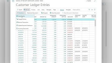 Dynamics 365 Business Central - How to Apply Already Posted Customer or Vendor Entries