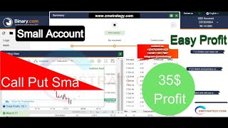 free bot for small account. 35$ profit on real account. binary / deriv bot