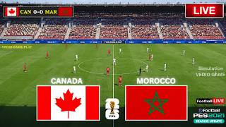 🔴Live: Morocco vs Canada Live, FIFA World Cup 2026 | FIFA Match Live Streaming, Simulation Game Live screenshot 5