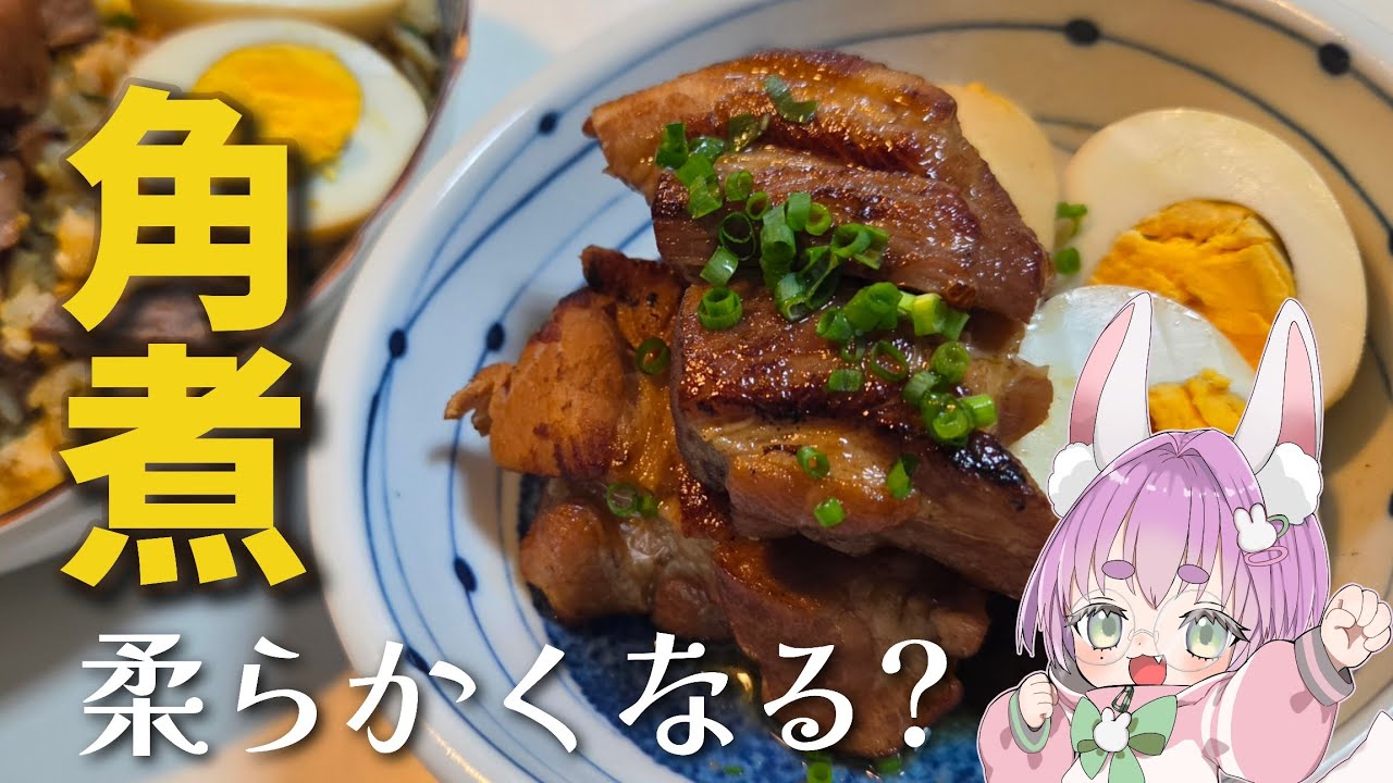 【角煮】もっと柔らかくしたい。豚肩ロースで試してみた🐷 【電気圧力鍋】【つぶめし】