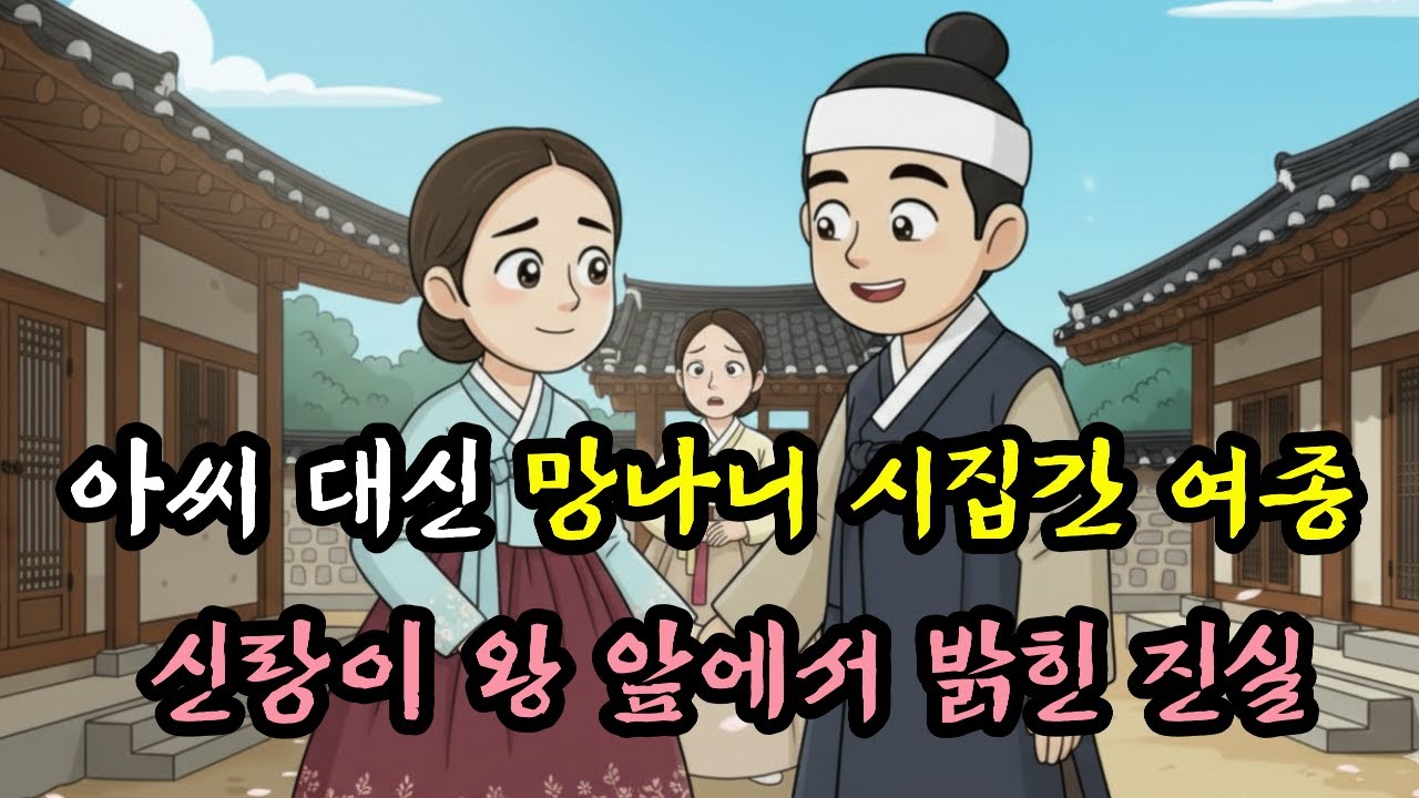 아씨 대신 망나니에게 시집간 여종, 신랑이 왕 앞에서 밝힌 진실