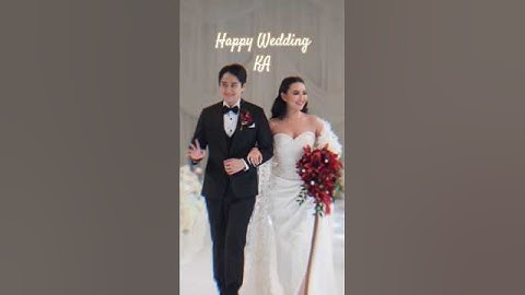 Happy Wedding Kenny Austin & Amanda Manopo! Congratulation! #HappyWeddingKennyAmanda#TheWedding