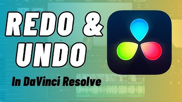 How to Redo/forwards and Undo/backwards in DaVinci resolve with your MacBook or windows laptops.