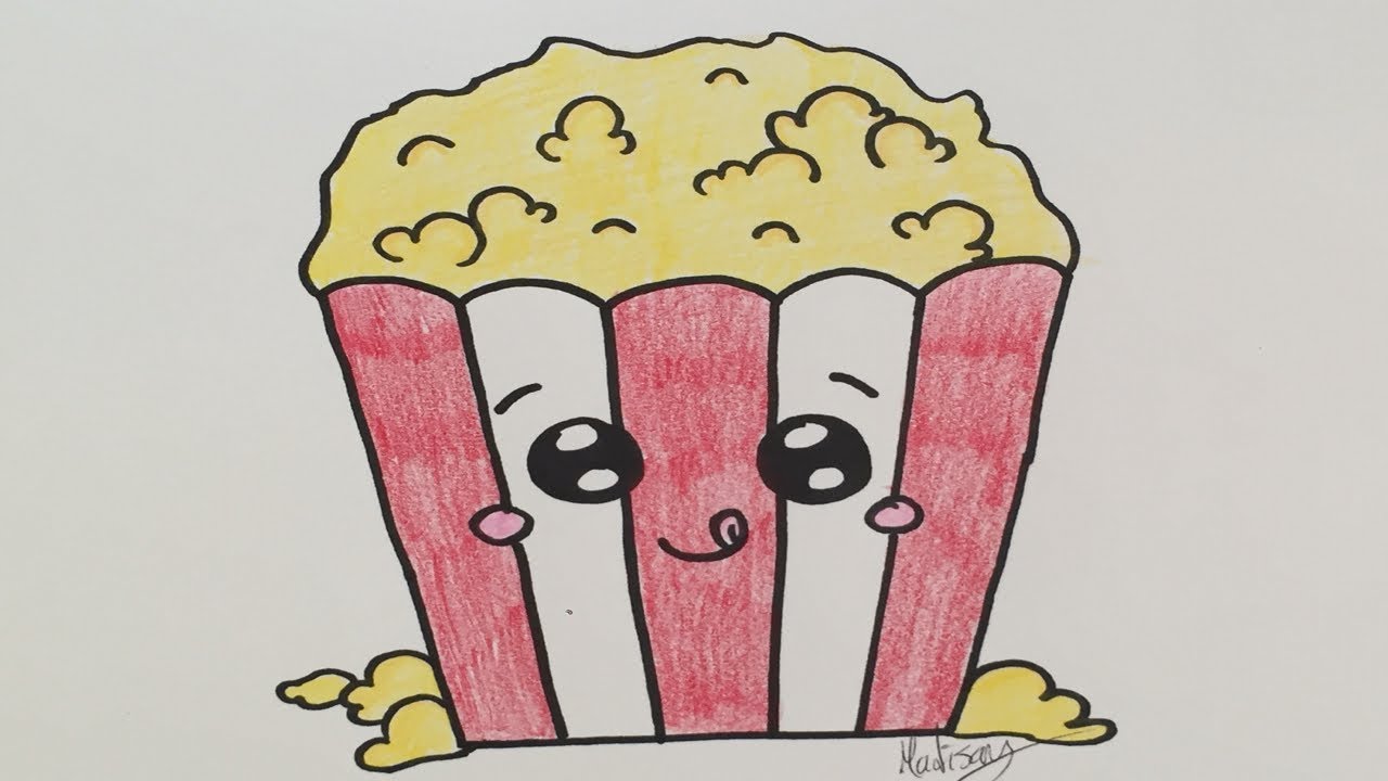 Featured image of post Kawaii Popcorn Drawing Cute We cover the cutest independent makers our favourite japanese