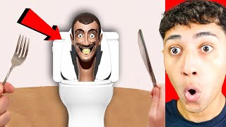 ÖĞLE YEMEĞİNDE SKİBİDİ TUVALET YİYEN ADAM ?! (Skibidi Toilet)