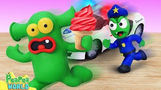 Pea Pea Police Search For Lost Ice Cream 🍧🍨🍦 Pea Pea World - Fun Cartoon for kid