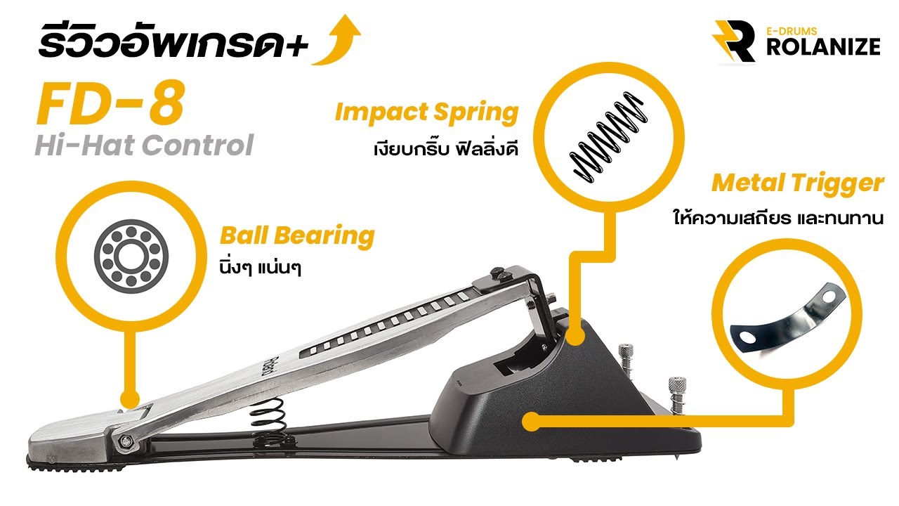 รีวิว Roland FD 8 รุ่นอัพเกรด vs Roland FD 9