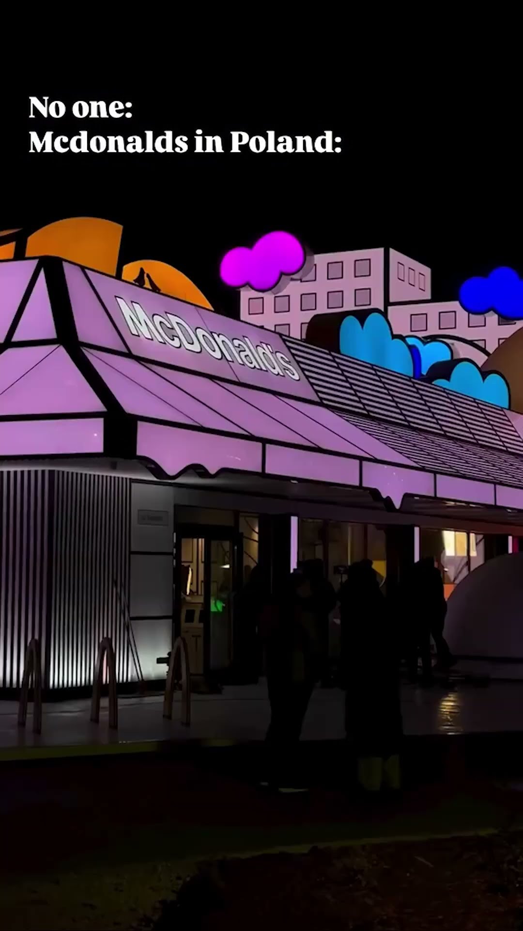 Trippy McDonald’s in Poland