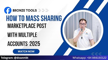 How To Mass Sharing Marketplace Posts With Multiple Accounts 2025