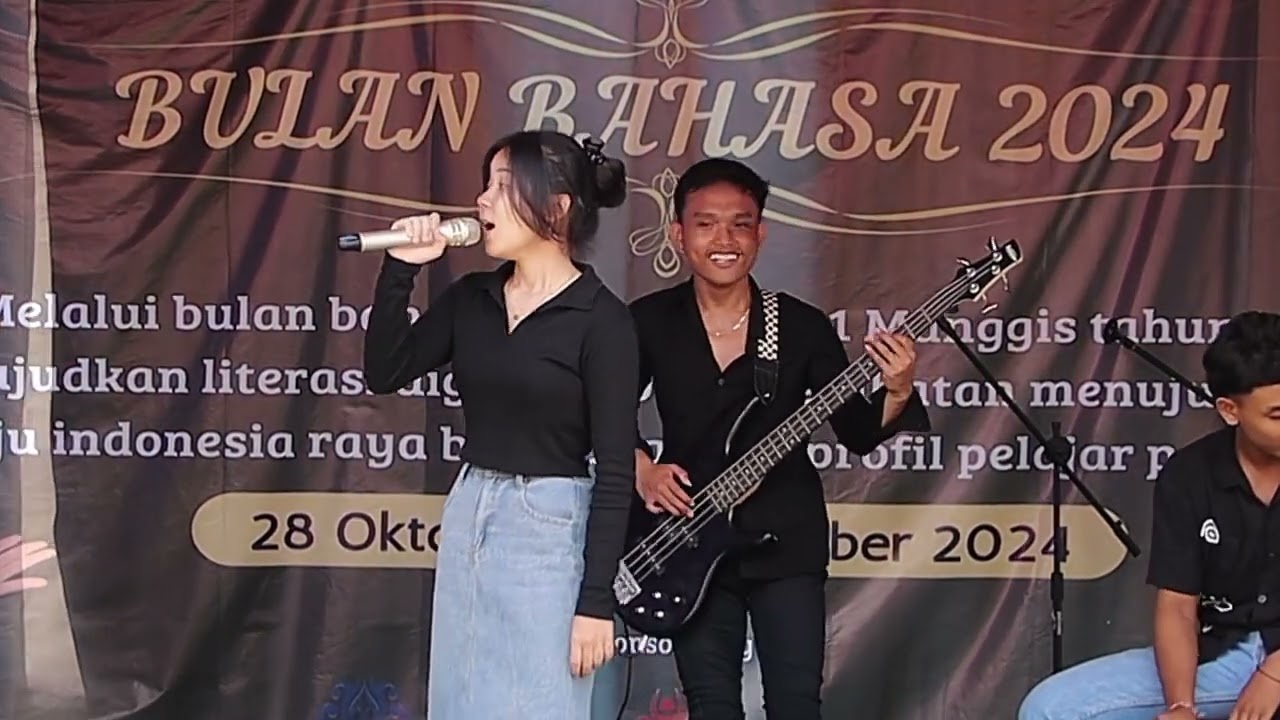 HIBURAN MUSIK PUNCAK BULAN BAHASA (Sintia, Fanika, Agus Jaya, Bobby, Budi) || Gismansa 2024