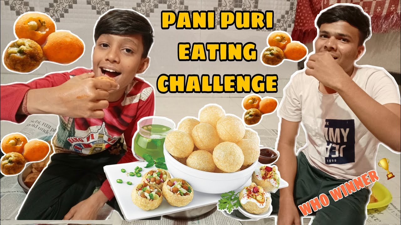 spicy 🥵 panipuri challenge| golgappa eating compitision | food challenge