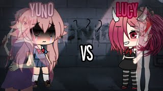 Yuno vs Lucy || Épicas Batallas De Rap Del Frikismo || Gacha Life || Noelita1042
