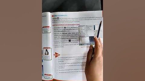 class IV Computer Lesson 3 working with Windows 7 reading part 2 and back ex