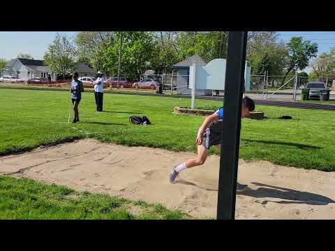 Blaise Jones - Long Jump - Elwood Middle School vs APA - 14 ft 5.75 in - 3rd Place - PB 5-12-2022