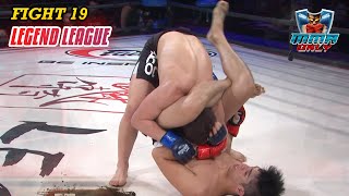 Left, Right punches, submission lock.. Brutal.. | Fight 19 | MMA ONLY | #mma #legendleague #fighter