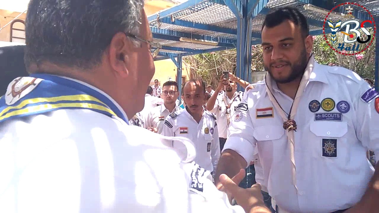 حفل تلبيس مناديل الشارة الخشبية بيد سيدنا نيافة الانبا موسى اسقف الشباب 2019