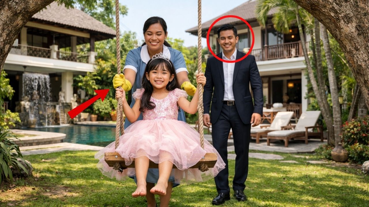 Miliarder Melihat Pengasuh Membuat Putrinya Tersenyum dan Hidupnya Berubah Selamanya