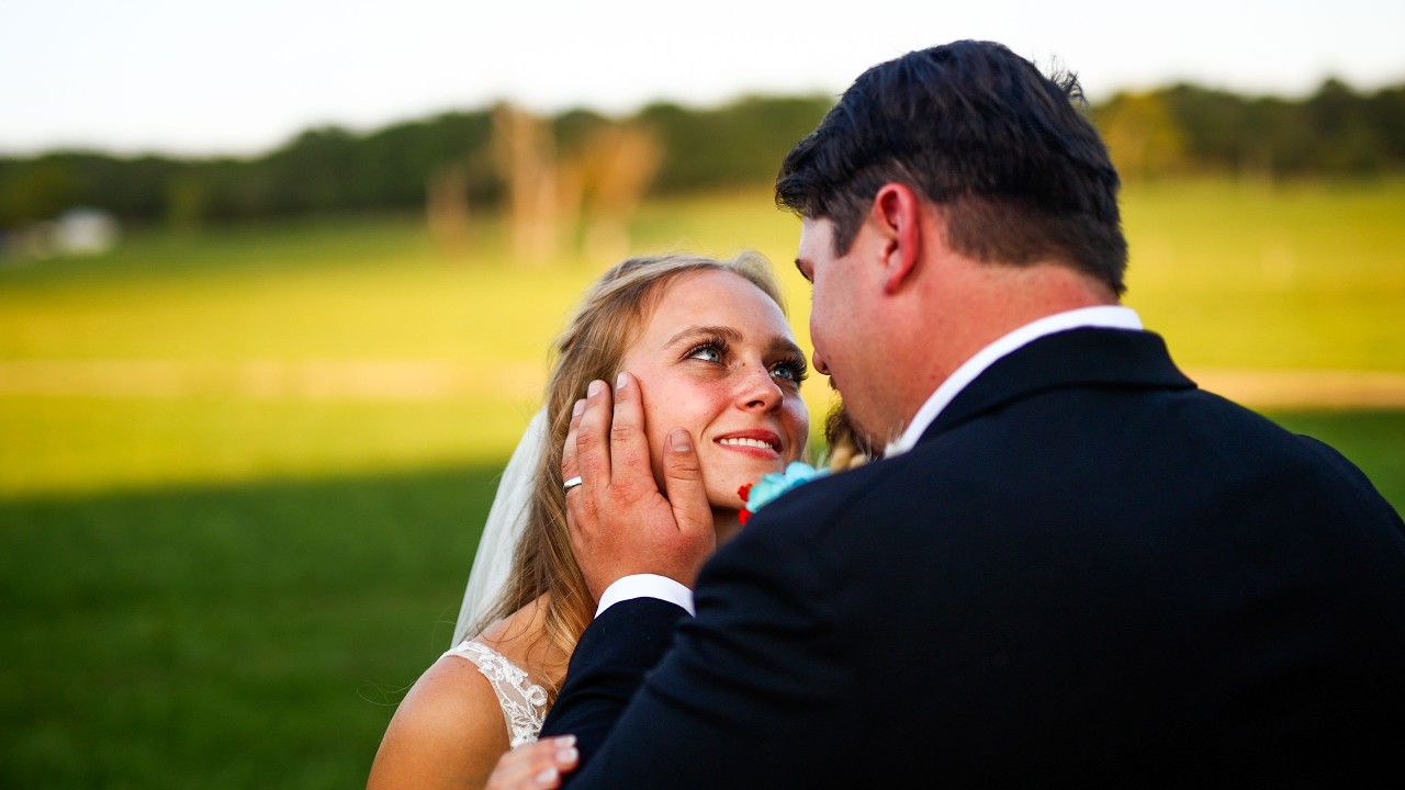 A still from the wedding film of Lexi & Levi