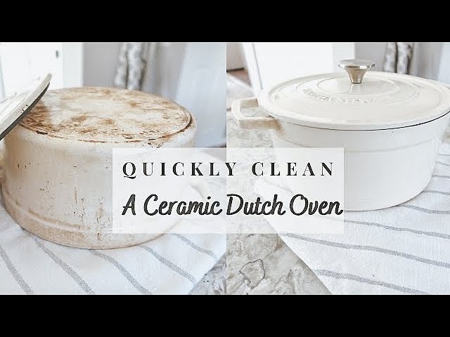 Tips for cleaning your dutch oven