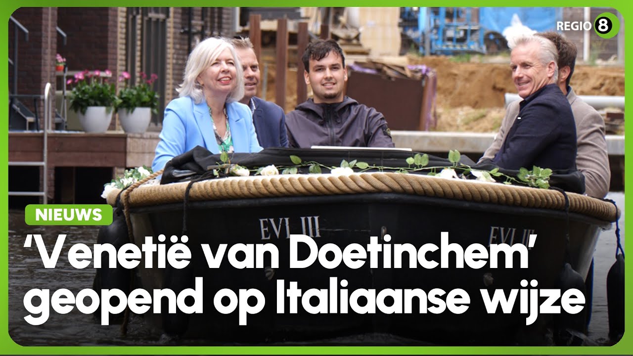 'Italiaans' haventje geopend bij nieuwbouwproject Iseldoks in Doetinchem