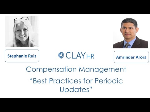 Compensation Management - Best Practices for Annual Updates - video from ClayHR