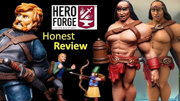Full Custom Minis for Your Party?  Heroforge Review for Dungeons and Dragons 2022