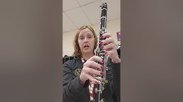 Concert F G Major Scale for clarinet, 2 octaves