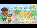 Floople friends worker morning routine | Toca life world