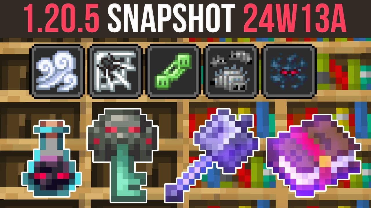 Minecraft 1205 Snapshot 24W13A  New Enchantments Potions  Ominous Loot