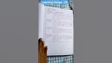 Life Science Learning Design 📖📚 #b_ed #bsaeu #practicum #exam #learningdesign #shorts #viral