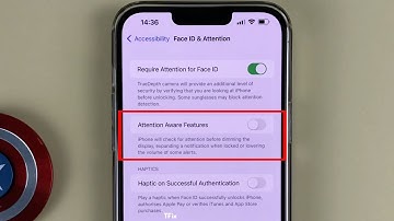How to enable/disable Attention Aware Features, low volume of incoming call ringtone on iPhone 13