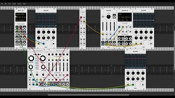 VCV Rack #13: MIDI-CV and Audible Instruments segment generator with macro oscillator 2