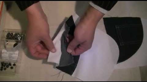 how-to-make-Jeans - Creating the front pockets part 2