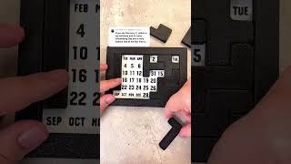 Solving the calendar puzzle from your comments