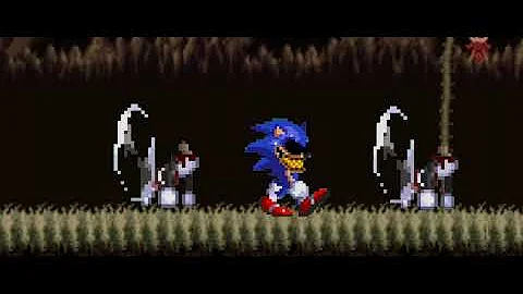 Sonic.OMT Dr Livesey Walk Meme || sprite animation