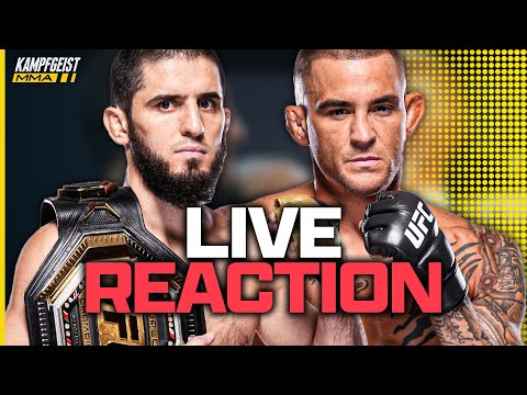 Watch Party: ISLAM MAKHACHEV vs DUSTIN POIRIER! UFC 302 Live Fight Reaction