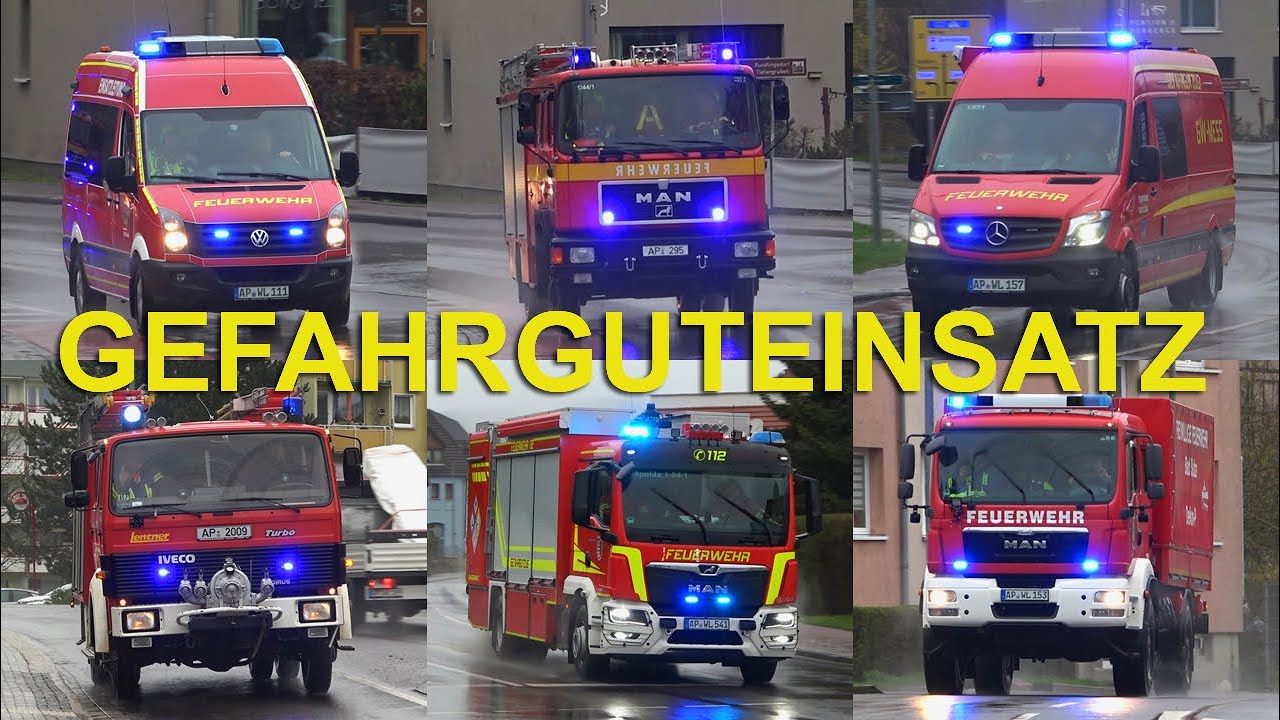 ☢️ [Chlorgasausstritt] Gefahrguteinsatz in Bad Berka ☣️