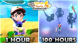 [ Randomizer ] Pokemon lets go Pikachu \& Eevee 1 to 100 Hours Gameplay | Meri Championship 🏆Journey