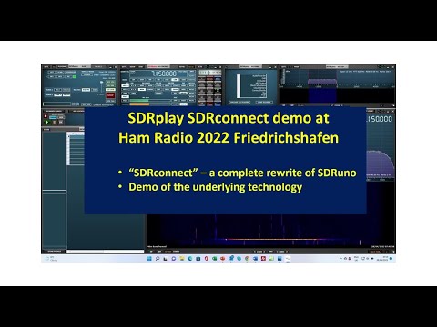 SDRplay SDRconnect demo at Friedrichshafen 2022