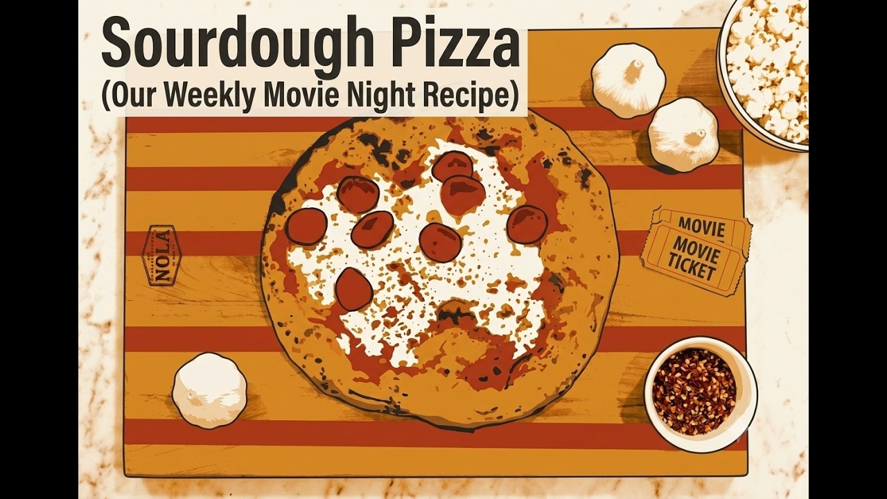 Sourdough Pizza Recipe | Family Movie Night!