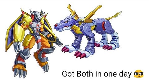Got a Wargreymon and MetalGarurumon today -Digimonlinks (Digimon Links)